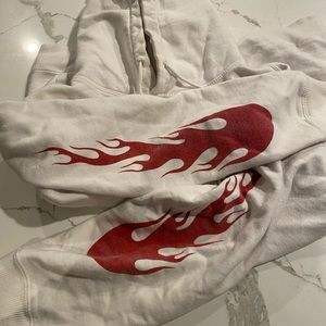bm flame hoodie